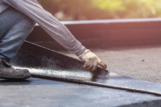 Professional Emergency Waterproofing technician working in Bohners Lake, WI